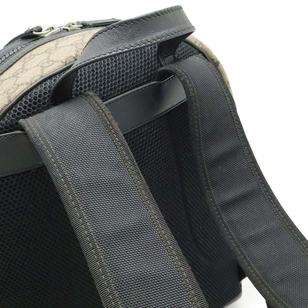 GUCCI Authentic Black Leather Backpack - Picture 8 of 10